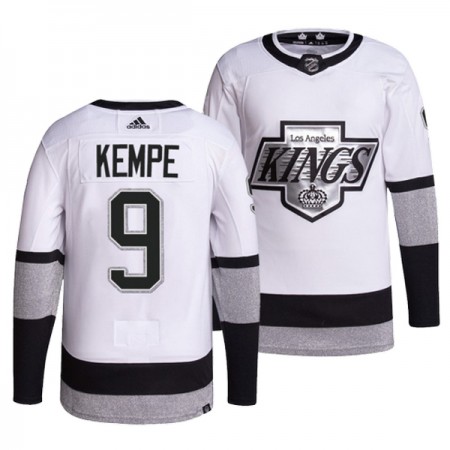 Los Angeles Kings Dresy Adrian Kempe 9 Adidas Bílý Třetí Authentic - Pánské